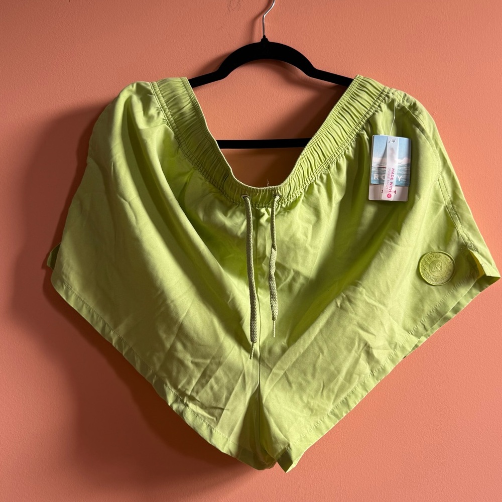 NWT Roxy Margarita Lime Green board shorts size XXL